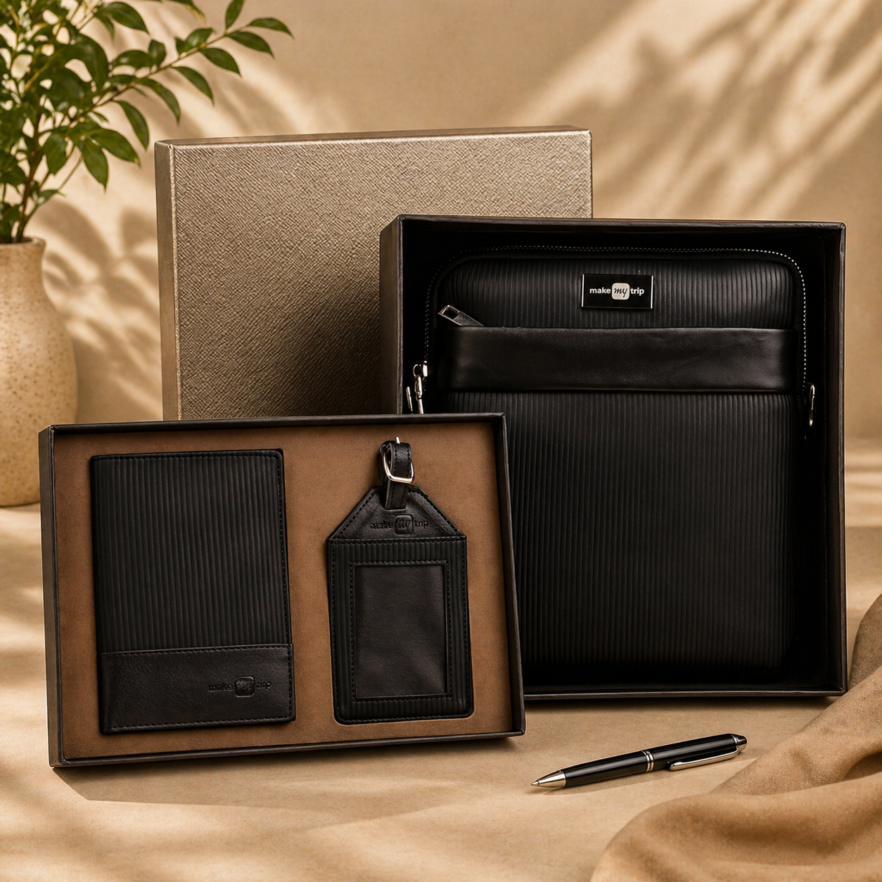 Luxury men's travel gift set