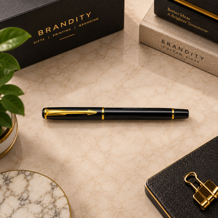 Elite Black Gold Pen