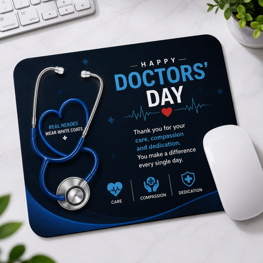 Doctors' Day Customized Mouse Pad