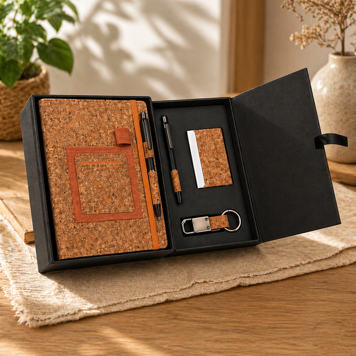 Compact 4pcs Cork Gift Set