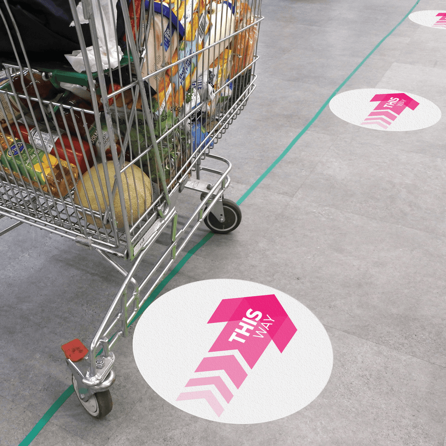 Custom floor sticker decal