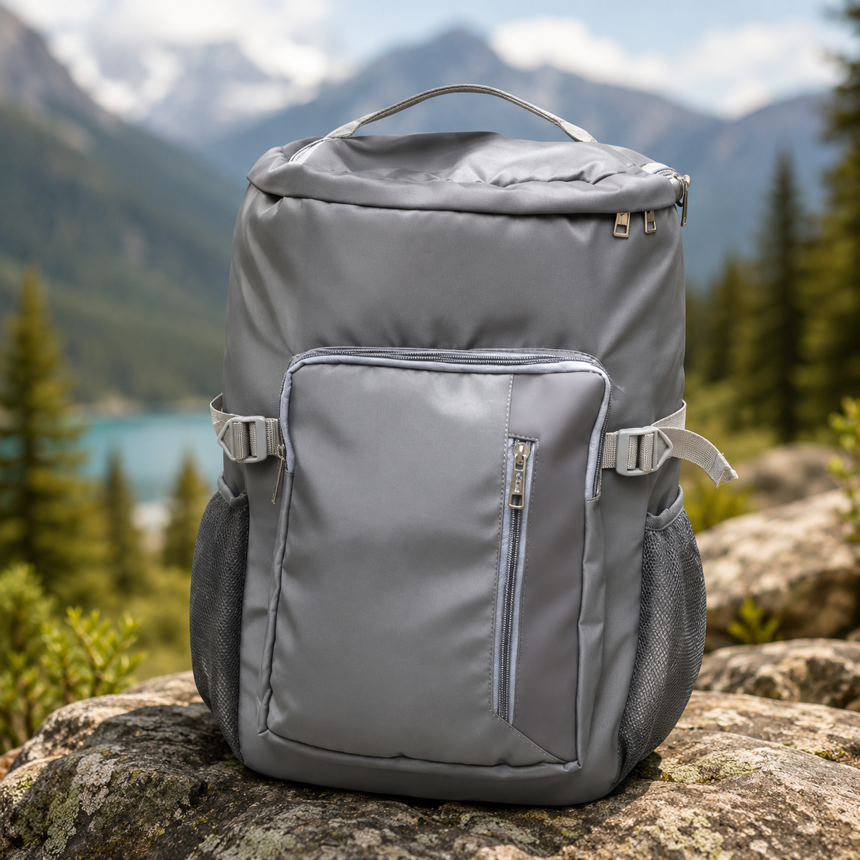 Grey Back Pack