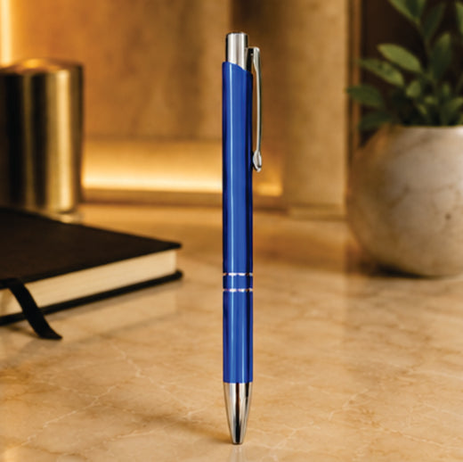 Royal Blue Chrome Executive Pen