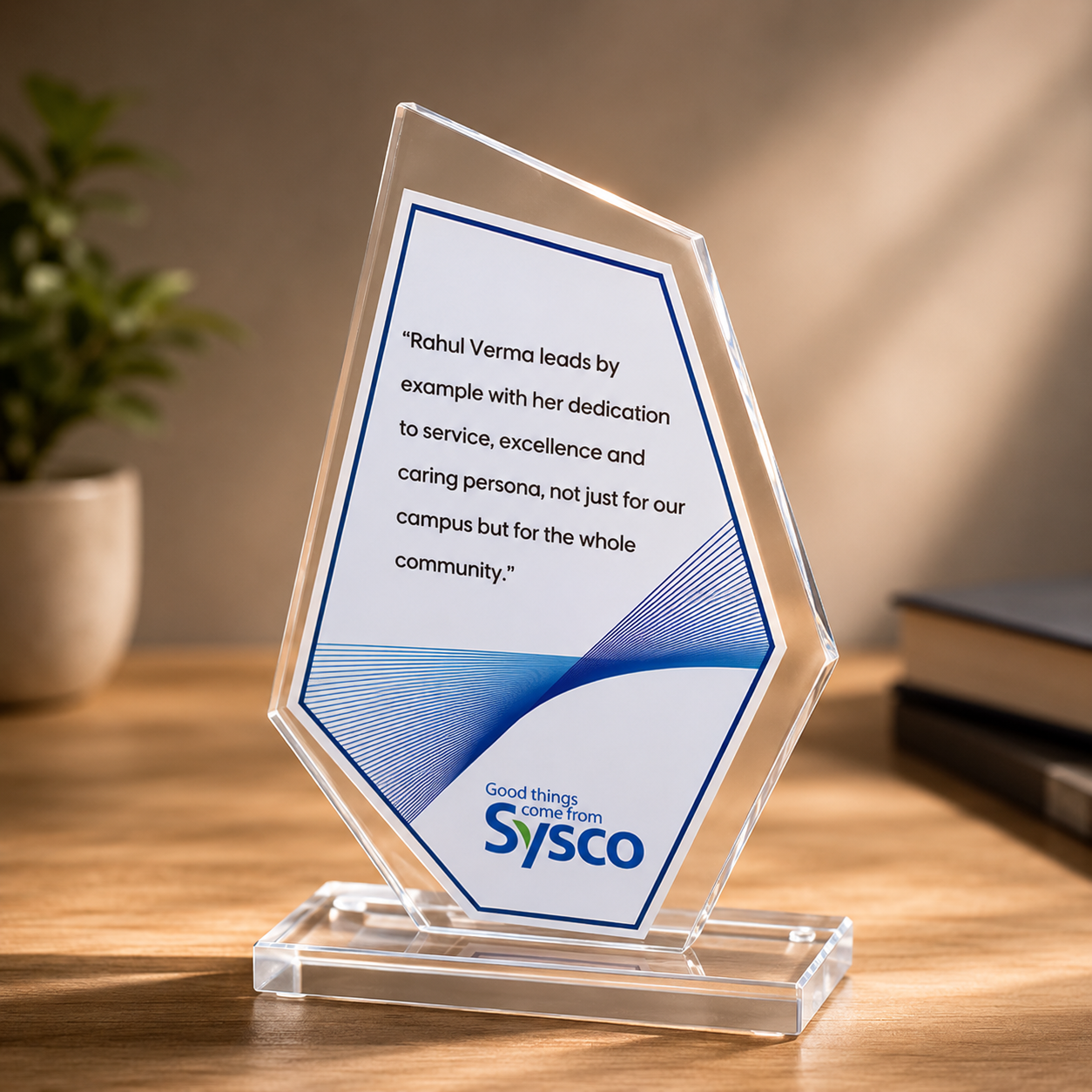 Crystal Edge Acrylic Award