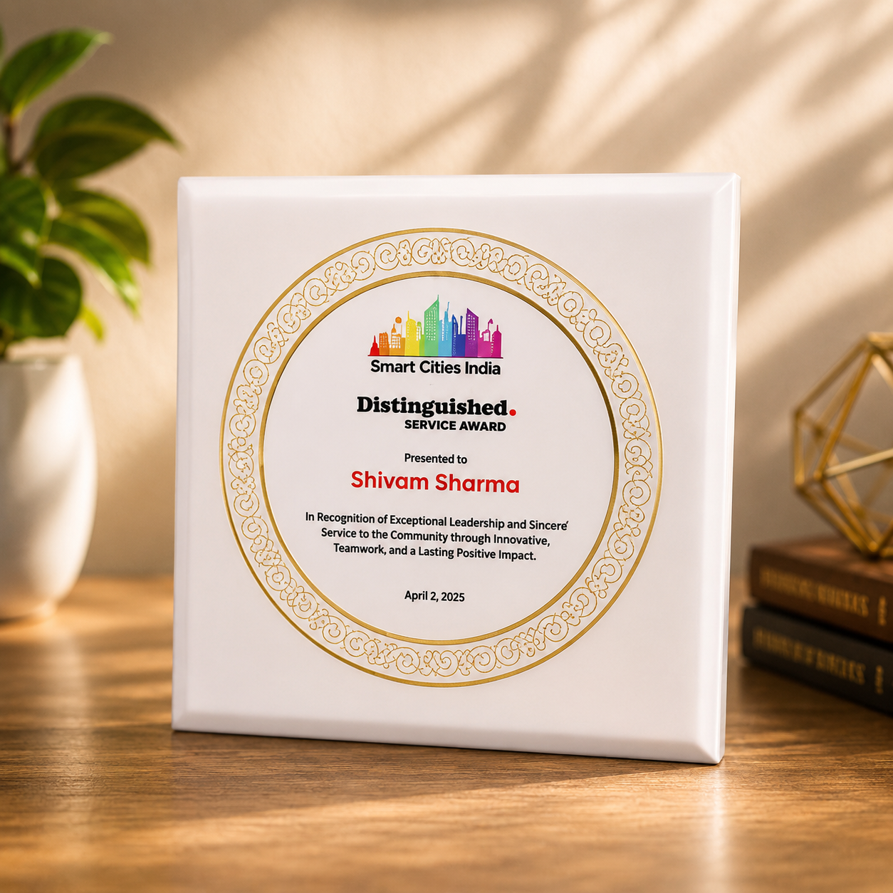 Premium Recognition Plaque