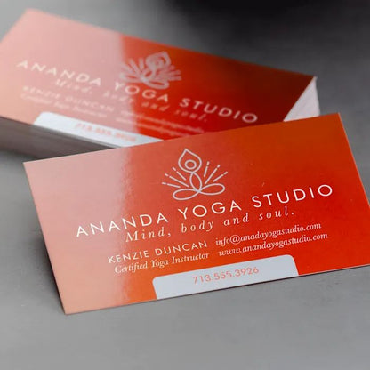Glossy Visting Cards