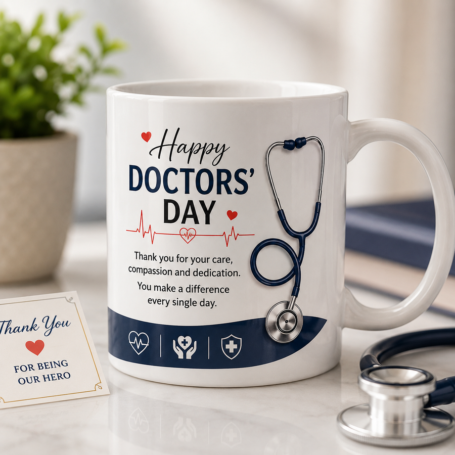 Doctors' Day Customized Ceramic Mug
