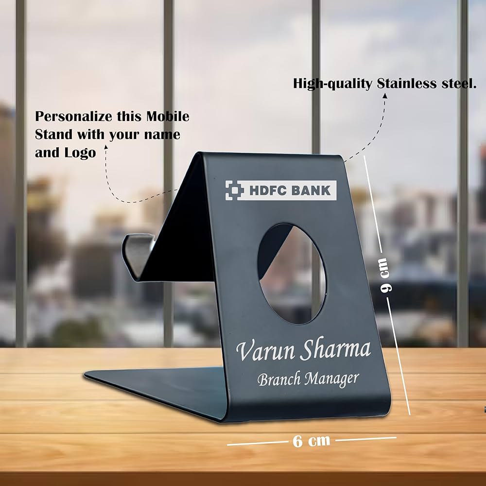 Personalized Stainless Steel Mobile Stand