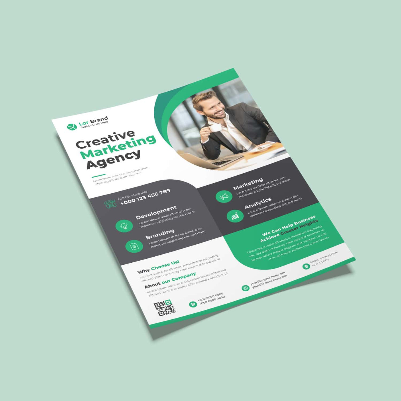 A5 flyer custom printed