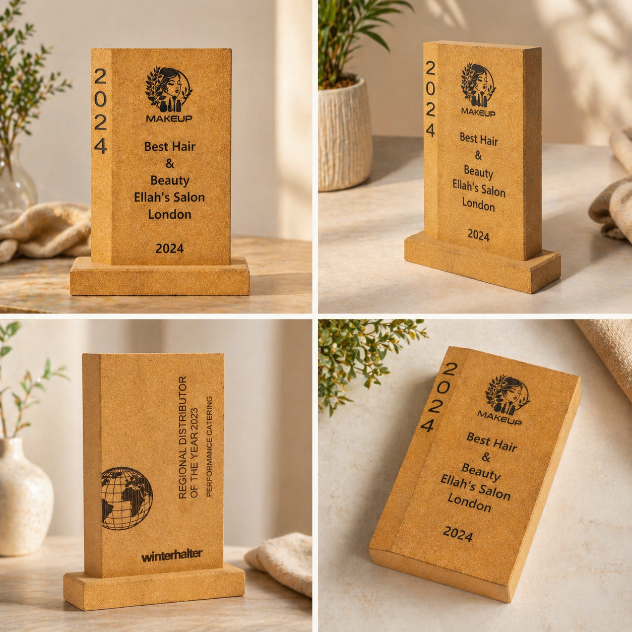 Customized Cork Trophy – Eco-Friendly Elegance