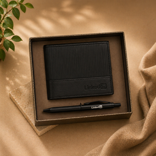 Premium Wallet & amp Pen Gift Set