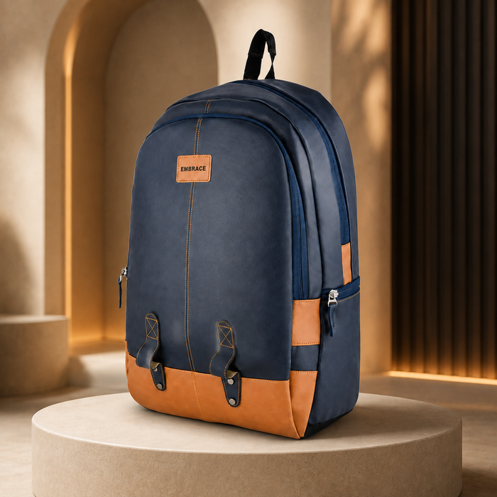 Premium Dual-Tone Executive Laptop Backpack