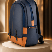 Premium Dual-Tone Executive Laptop Backpack