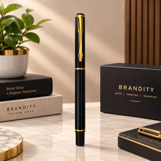 Elite Black Gold Pen