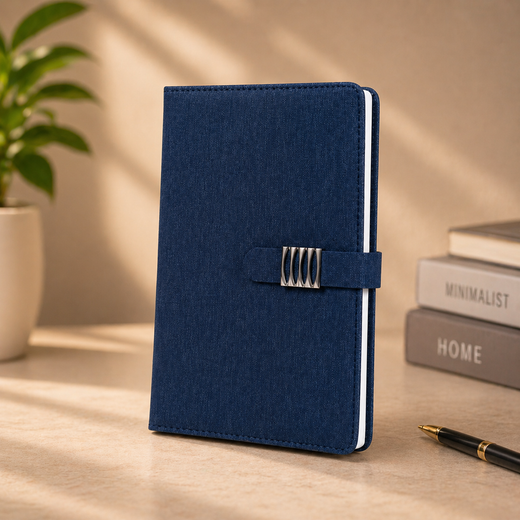 Premium Notebook with Flap Closure