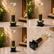 Custom golden recognition award