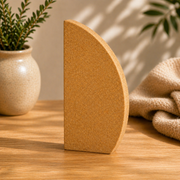 Curved cork trophy elegant sustainable