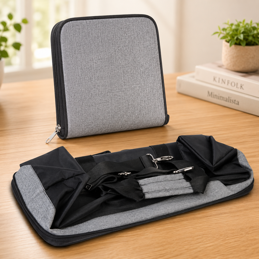 Travel bag folded compact