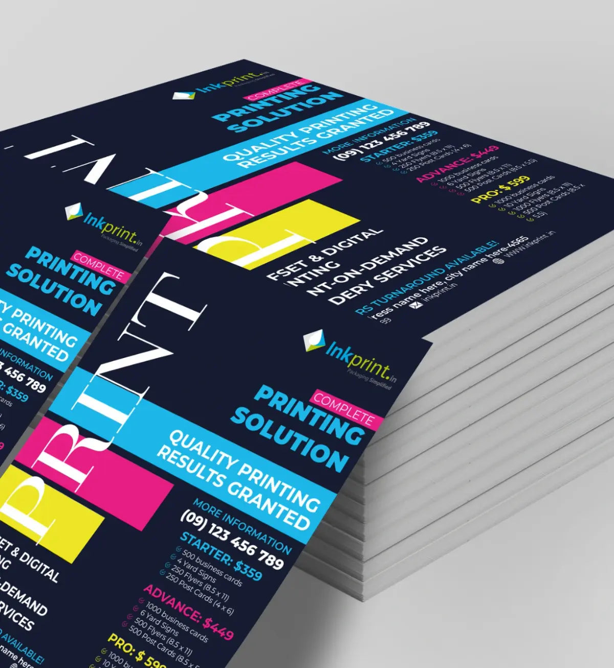 Leaflets – Offset Printing