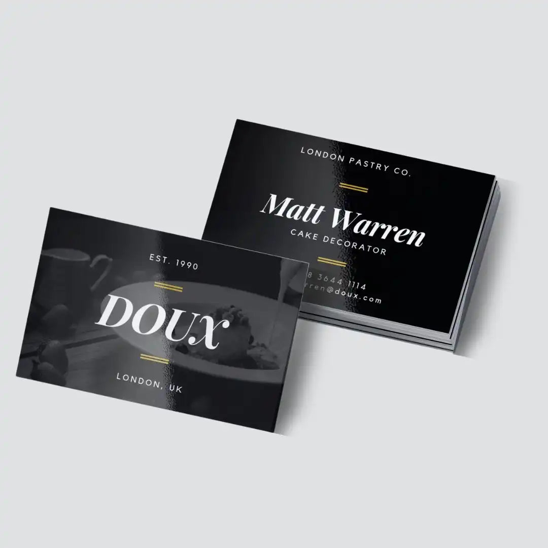 Glossy Visting Cards