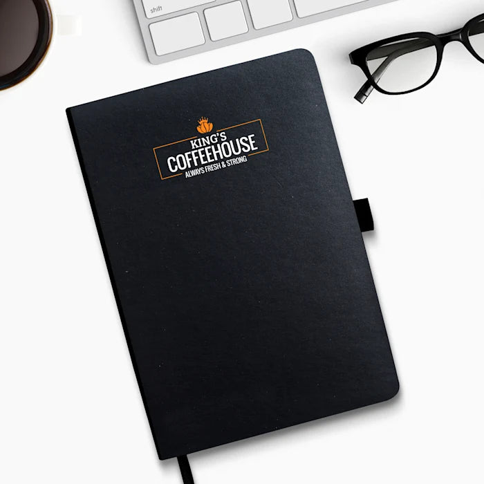 Diary with pen holder