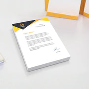 Letterhead print sample with logo