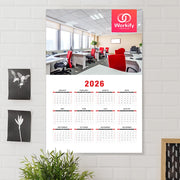 Poster calendar wall hanging