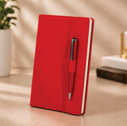 Premium notebook with pen loop