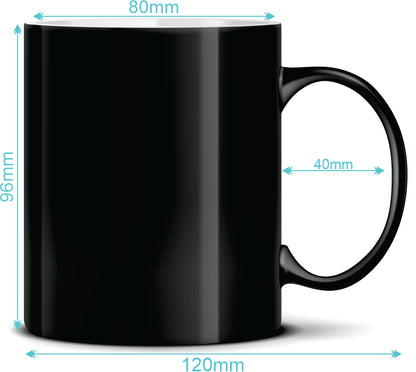 Personalised Black Mug
