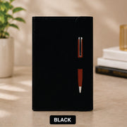 Notebook pen loop in use