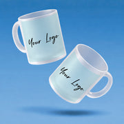 Frosted mug side angle showing matte texture