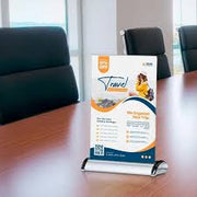 Table standee close-up