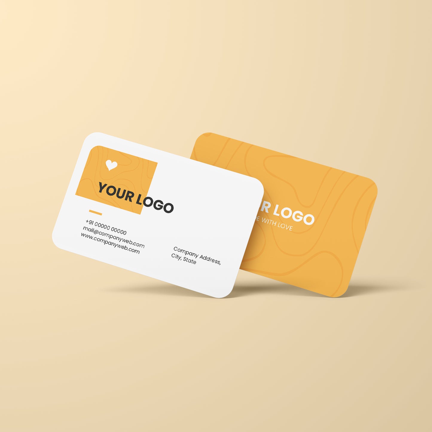Rounded Corner Business Cards